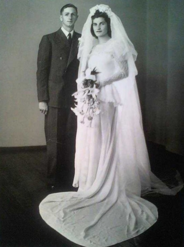 17. Errol Rosenberg at his wedding with Sarah - 8 September 1946